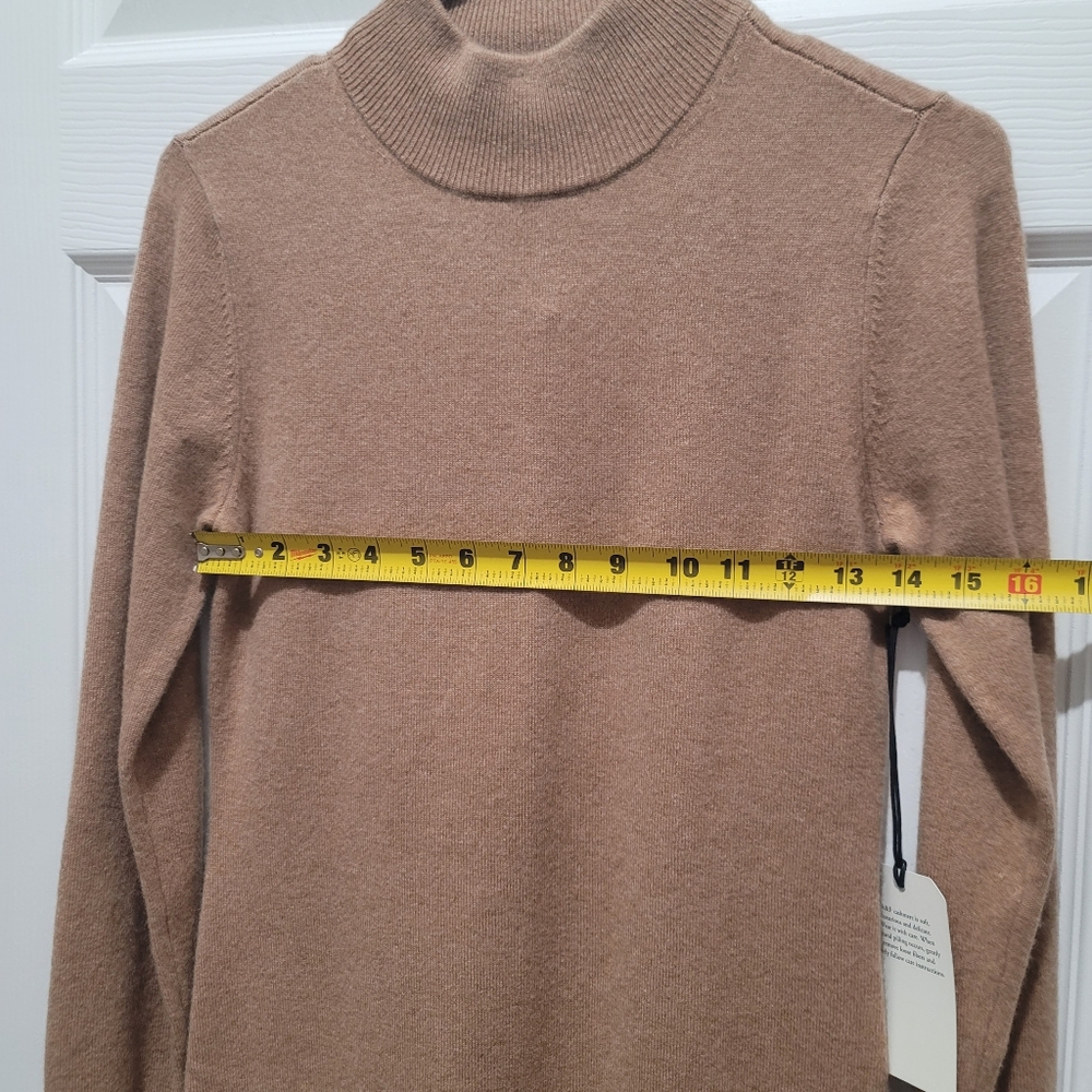 NWT Abercrombie Cashmere-Blend Mockneck Mini Sweater Dress XSP - Picture 9 of 11